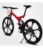 Mountain Bike / Folding Bike Cycling 21 Speed 26 Inch/700CC Men's SHINING SYS Double Disc Brake Springer Fork Soft-tail Frame  