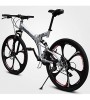 Mountain Bike / Folding Bike Cycling 21 Speed 26 Inch/700CC Men's SHINING SYS Double Disc Brake Springer Fork Soft-tail Frame  