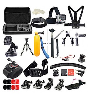 Gopro Accessory kit Bundle Kit for Gopro Hero 4 Gopro 3+ 3 2 1 for Outdoor Sports  