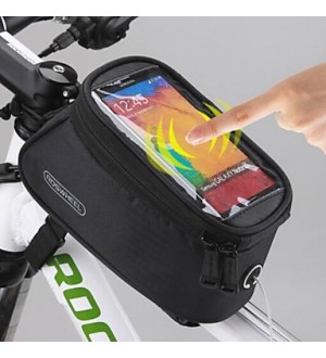 ROSWHEEL Bike Frame Bag/Phone bag 5.5 Inch for Iphone 6/6 Plus Cycling Waterproof Touch Screen  