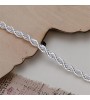 Sterling Silver Bracelet Chain & Link Bracelets Wedding/Party/Daily/Casual 1pc Jewelry  