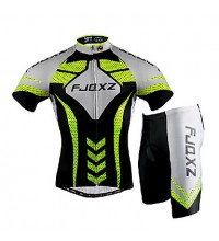 FJQXZ Bike/Cycling Jersey + Shorts / Padded Shorts / Clothing Sets/Suits Men's Short SleeveBreathable / Ultraviolet Resistant / Quick Dry  