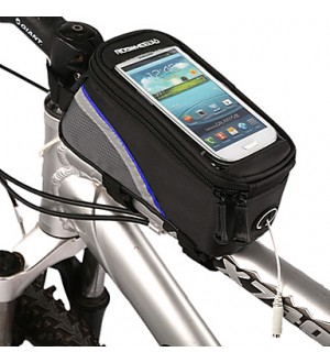 Roswheel Bike Frame Bag /Phone Bag 4.2 Inch Bicycle Front Bag Touchable Mobile Phone Screen for Iphone 4/5/5S/5C or Same Size Smart Phone  