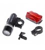 5 LED Kit Bike Front Light + Rear Flashlight Multi-Functional Waterproof 5 LED Bike Head Light + Rear Flashlight  