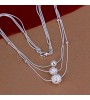 Necklace Statement Necklaces Jewelry Silver Plated Wedding / Party / Daily / Casual Silver Fashionable 1pc Gift  