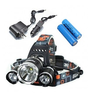 Headlamps / Bike Lights LED 4 Mode 5000 Lumens Waterproof / Rechargeable / Impact Resistant Cree XM-L T6 18650Camping/Hiking/Caving /  