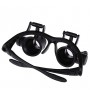 DYS Glasses Type 10x 15x 20x 25x(15mm) wit LED-Licht Watch Repair Magnifier NO 9892GJ Black  