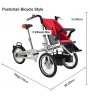 Folding Bike Cycling 16 Inch Men's / Women‘s / Unisex kids Double Disc Brake Ordinary Folding Ordinary/Standard Steel Red / Yellow / Blue  