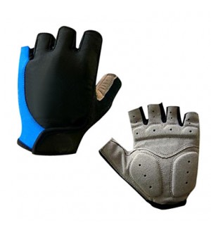 Cycling Gloves Fingerless Breathable Silicone Gel Cushioning Half Finger Gloves  