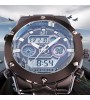 NEW Military Mens Sport Wrist Watch Quartz LCD Digtal Dual Time Chronograph Alarm Steel Waterproof Muti-Function Cool Watch Unique Watch  