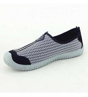 Breathable Mesh Rubber Splice Man Casual Shoes  