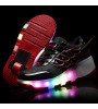 LED Shoes Girls' Shoes / Casual Roller Skate Shoes / Fashion Sneakers Pink / Black and Red / Black and White  