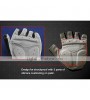 Cycling Gloves Fingerless Breathable Silicone Gel Cushioning Half Finger Gloves  