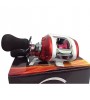 Super Casting Low Profile 12+1 BB Baitcasting Fishing Reel (Red)  