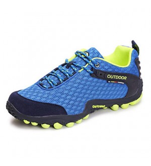 Gray/Blue Wearproof Rubber Running Shoes for Men  