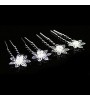 Alloy/Rhinestone Hair Sticks Wedding/Party 4pcs  