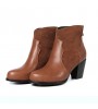 Women's Shoes Fleece Chunky Heel Riding Boots / Round Toe Boots Office & Career / Dress Black / Brown / Gray  