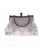 L.WEST®  Women's Pearl Diamonds Beaded Delicate Evening Bag  