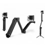 Super Multi-function 3-way Mount Monopod Tripod Grip for GoPro Hero4 /Hero3 + /3 /SJ 5000/4000   