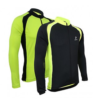 ARSUXEO Bike/Cycling Jersey / Jacket / Tops Men's Long Sleeve Breathable / Quick Dry / Front Zipper / Thermal / Warm / Sweat-wicking  