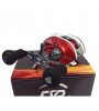 Super Casting Low Profile 12+1 BB Baitcasting Fishing Reel (Red)  