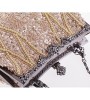 L.WEST®  Women's Pearl Diamonds Beaded Delicate Evening Bag  