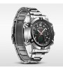 WEIDE® Men Luxury Sport Watch Double Time LCD Waterproof Stainless Steel Wristwatch Wrist Watch Cool Watch Unique Watch Fashion Watch  