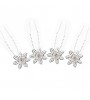 Alloy/Rhinestone Hair Sticks Wedding/Party 4pcs  