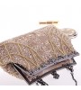 L.WEST®  Women's Pearl Diamonds Beaded Delicate Evening Bag  