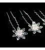 Alloy/Rhinestone Hair Sticks Wedding/Party 4pcs  