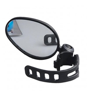 Bicycle Adjustable Black Rearview Mirror  