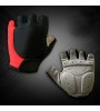 Cycling Gloves Fingerless Breathable Silicone Gel Cushioning Half Finger Gloves  