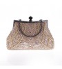 L.WEST®  Women's Pearl Diamonds Beaded Delicate Evening Bag  