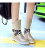 Women's Shoes Platform Fashion Boots / Round Toe Boots Office & Career / Dress / Casual Black / Pink / Silver / Gold  