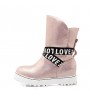 Women's Shoes Platform Fashion Boots / Round Toe Boots Office & Career / Dress / Casual Black / Pink / Silver / Gold  