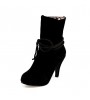 Women's Shoes Stiletto Heel Fashion Boots / Round Toe Boots Dress Black / Brown / Gray / Beige  