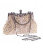 L.WEST®  Women's Pearl Diamonds Beaded Delicate Evening Bag  