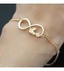  Shixin® Love Word Letters Infinite Infinity Chain Bracelet  